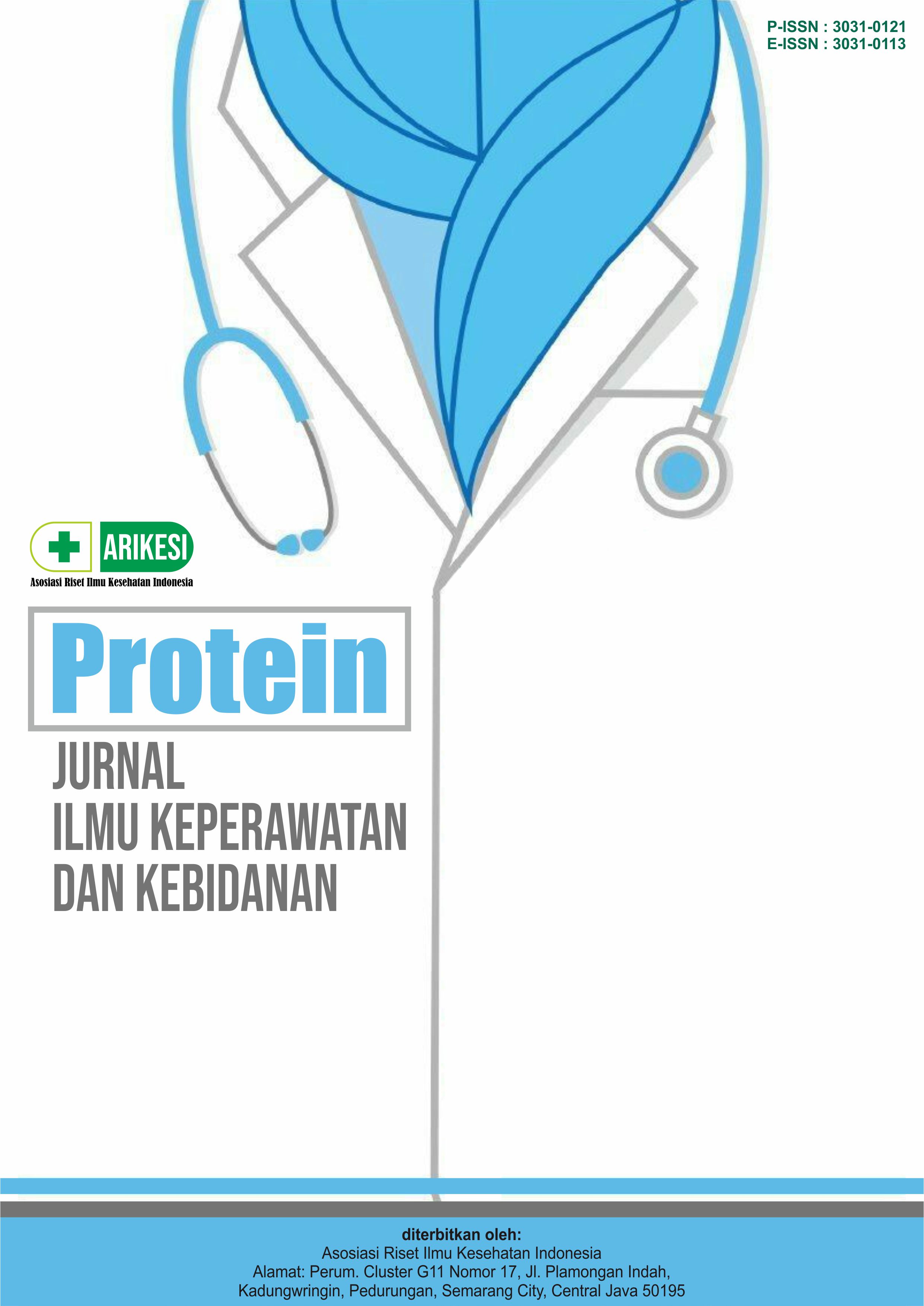 					View Vol. 1 No. 2 (2023): April : Protein: Jurnal Ilmu Keperawatan dan Kebidanan
				